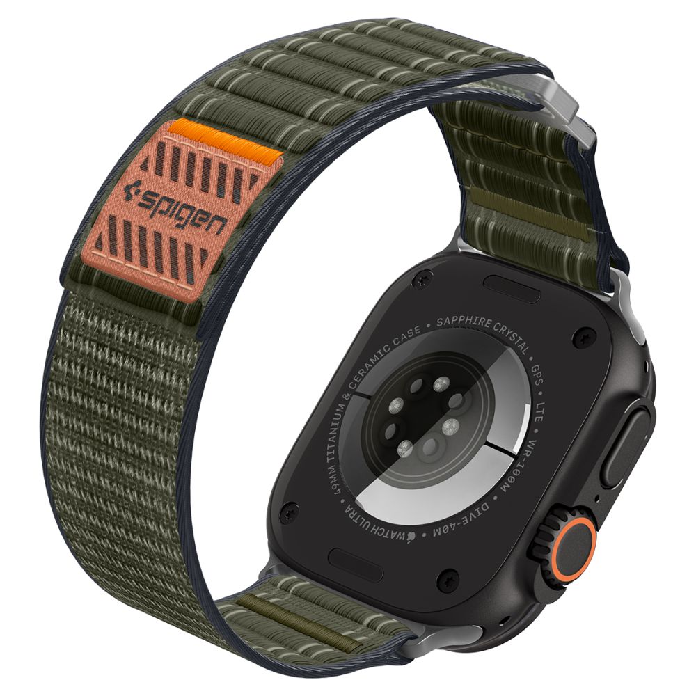 Spigen WBF0-rem til Apple Watch 44 / 45 / 46 / 49 mm - Grøn