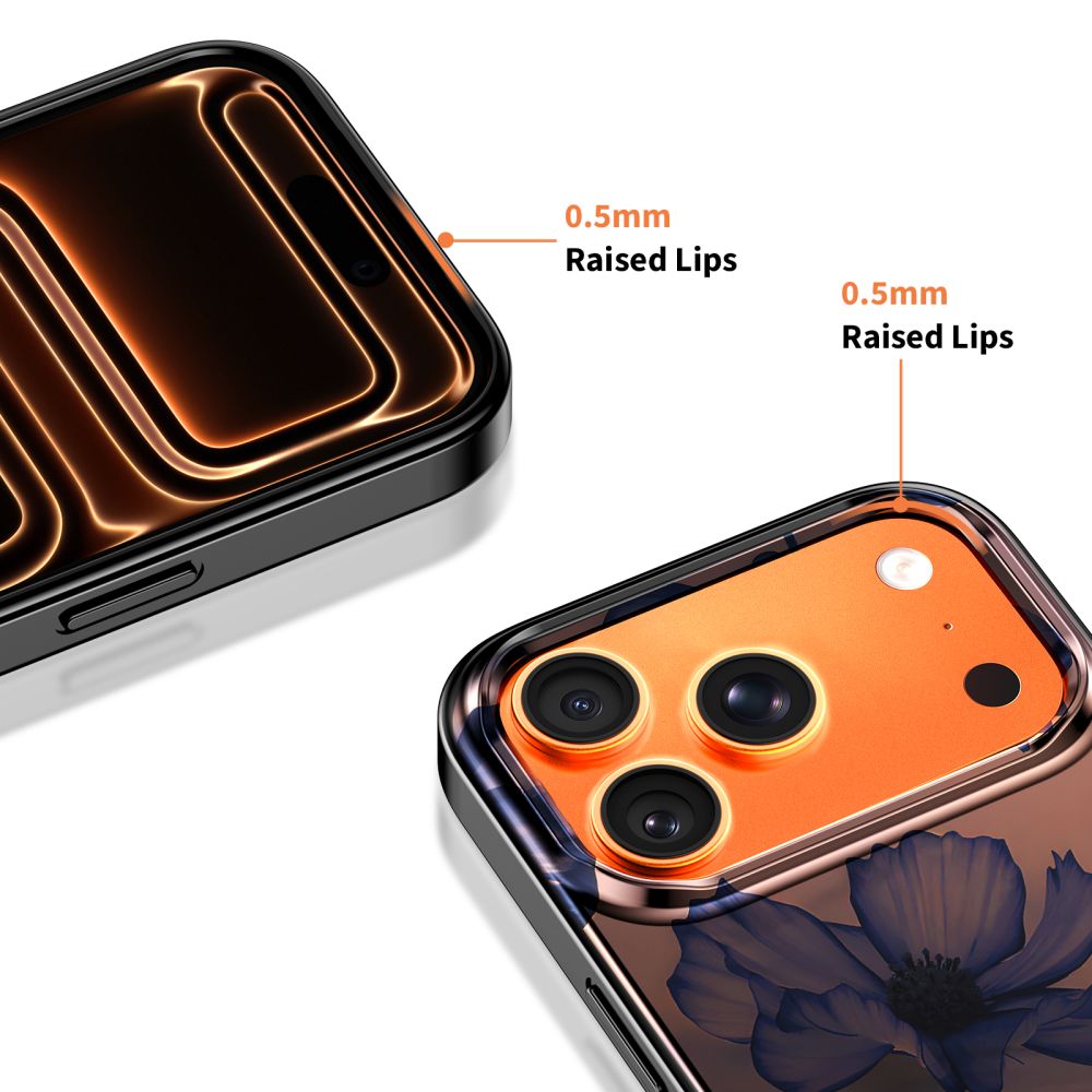 Tech-Protect Lamano MagSafe-hylster til iPhone 17 Pro - brun-lila