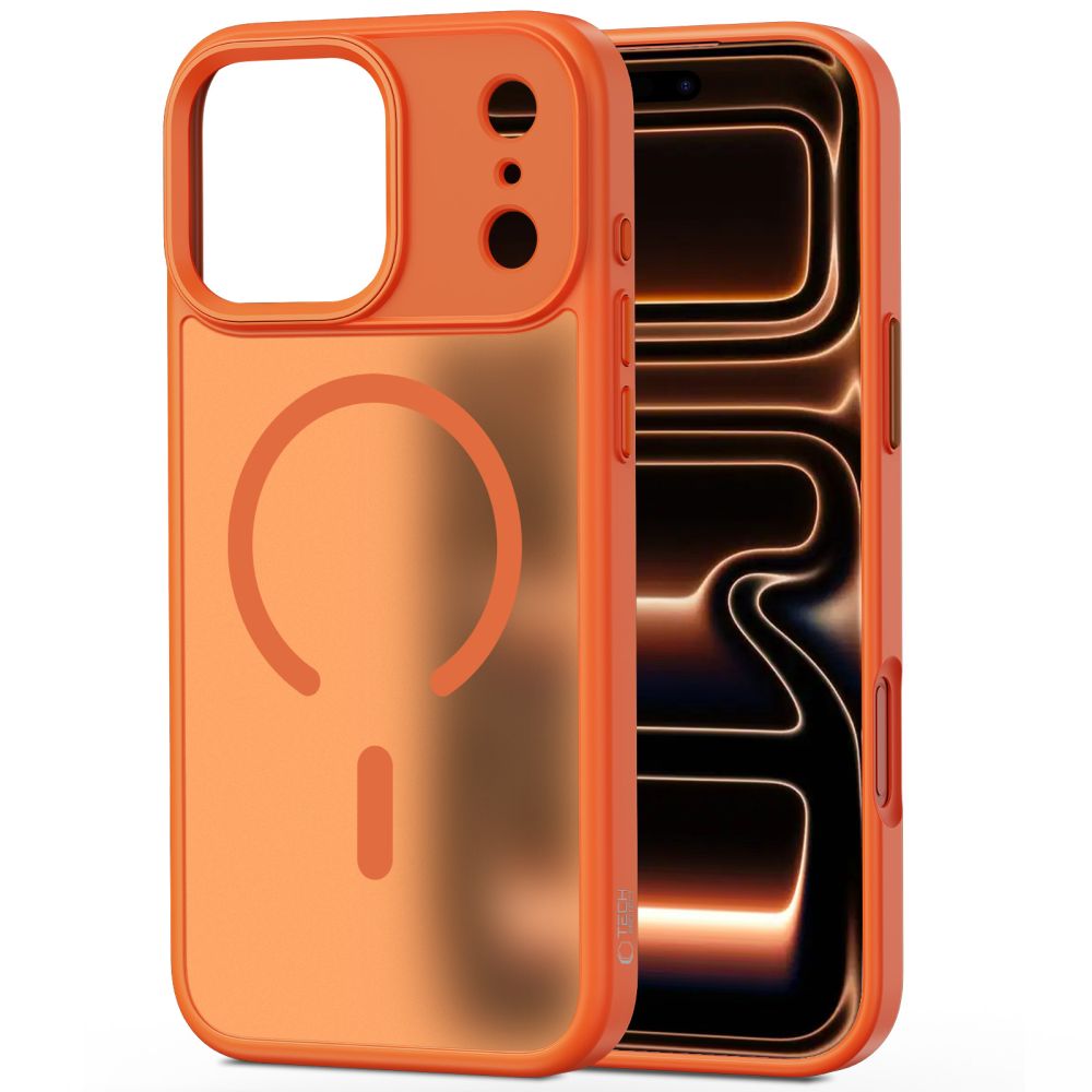 Tech-Protect MagMat MagSafe Case til iPhone 17 Pro - Orange