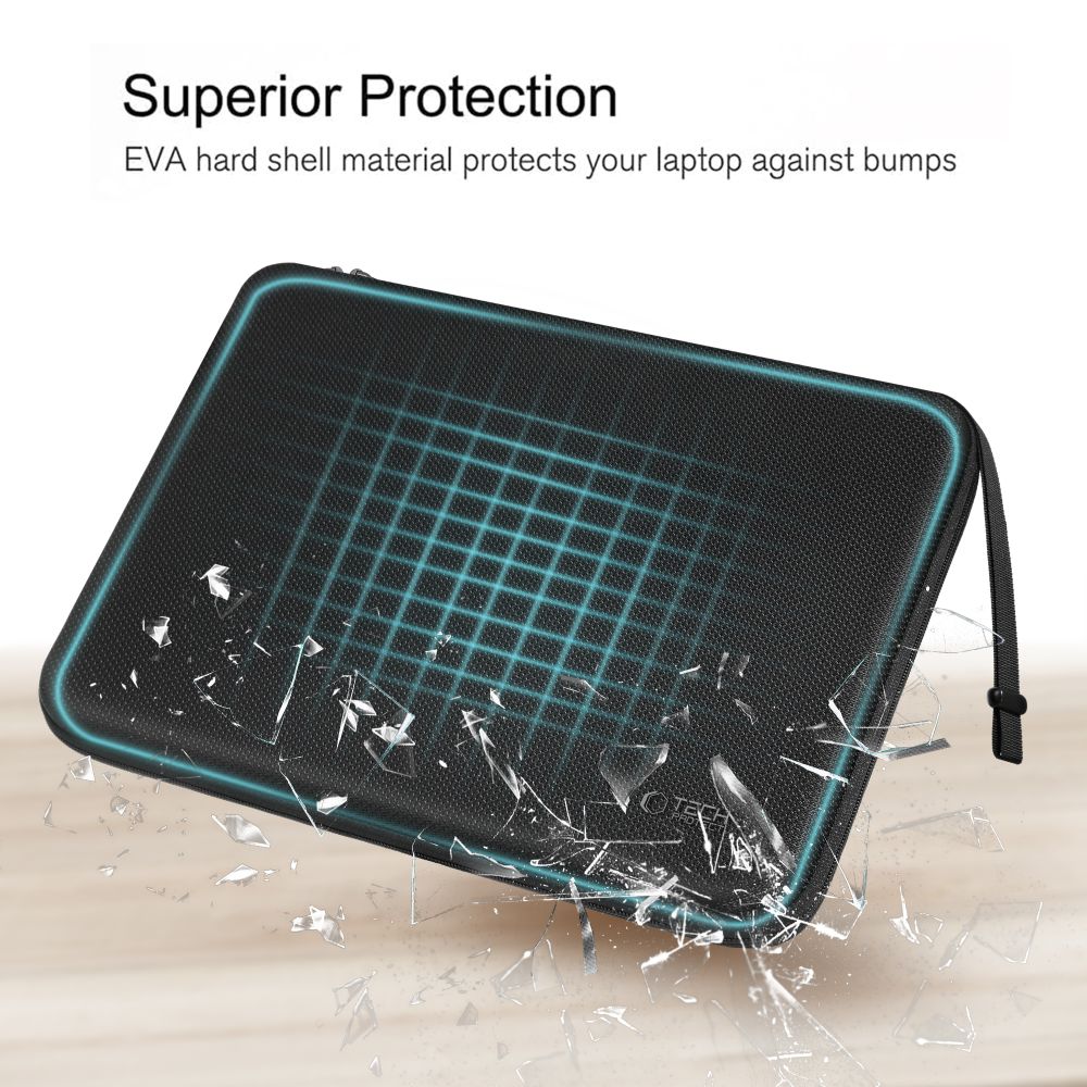 Tech-Protect Hardpouch Case til 15-16 Laptop - sort