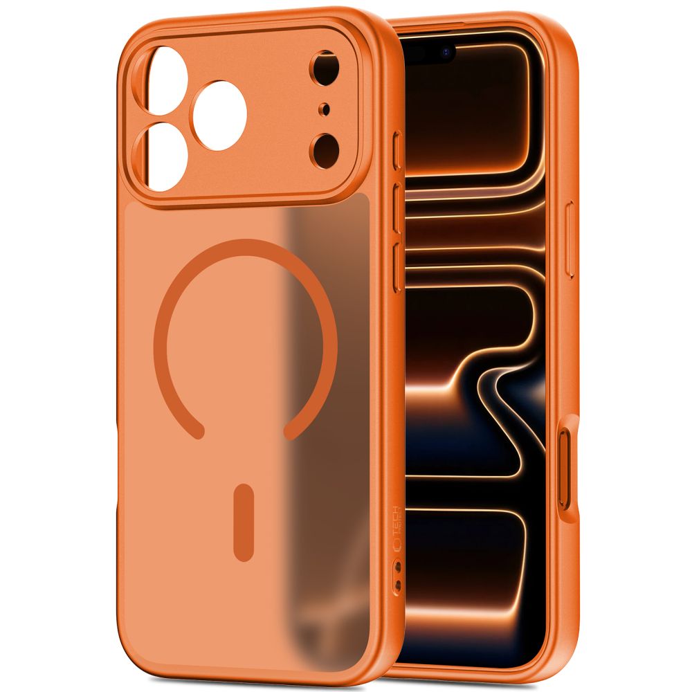 Tech-Protect BasicMag MagSafe Case til iPhone 17 Pro Max - Orange