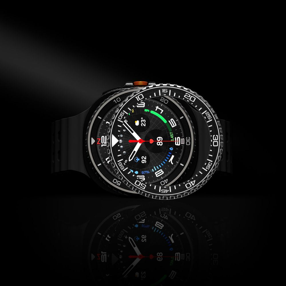 Spigen Bezel Tune Pro Diverna Samsung Galaxy Watch 8 Classic 46mm Cover - sort