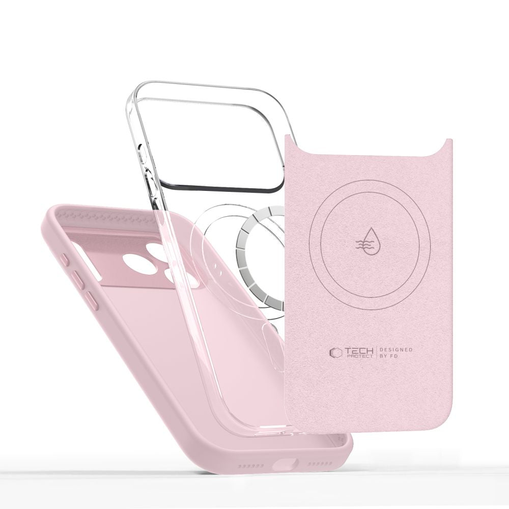 Tech-Protect Uniq MagSafe-hylster til iPhone 17 Pro - pink