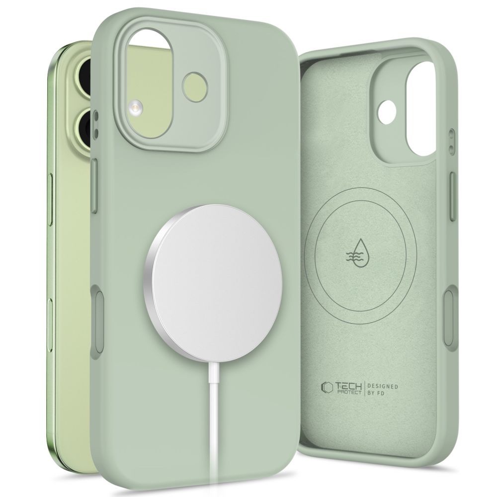 Tech-Protect Uniq MagSafe case for iPhone 17 - green