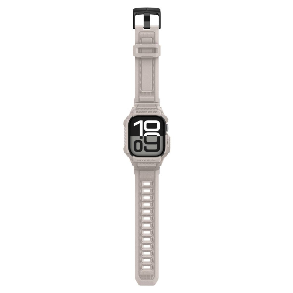 Spigen Rugged Armor Pro Strap til Apple Watch 42mm - Beige