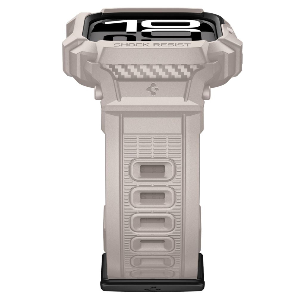 Spigen Rugged Armor Pro Strap til Apple Watch 42mm - Beige