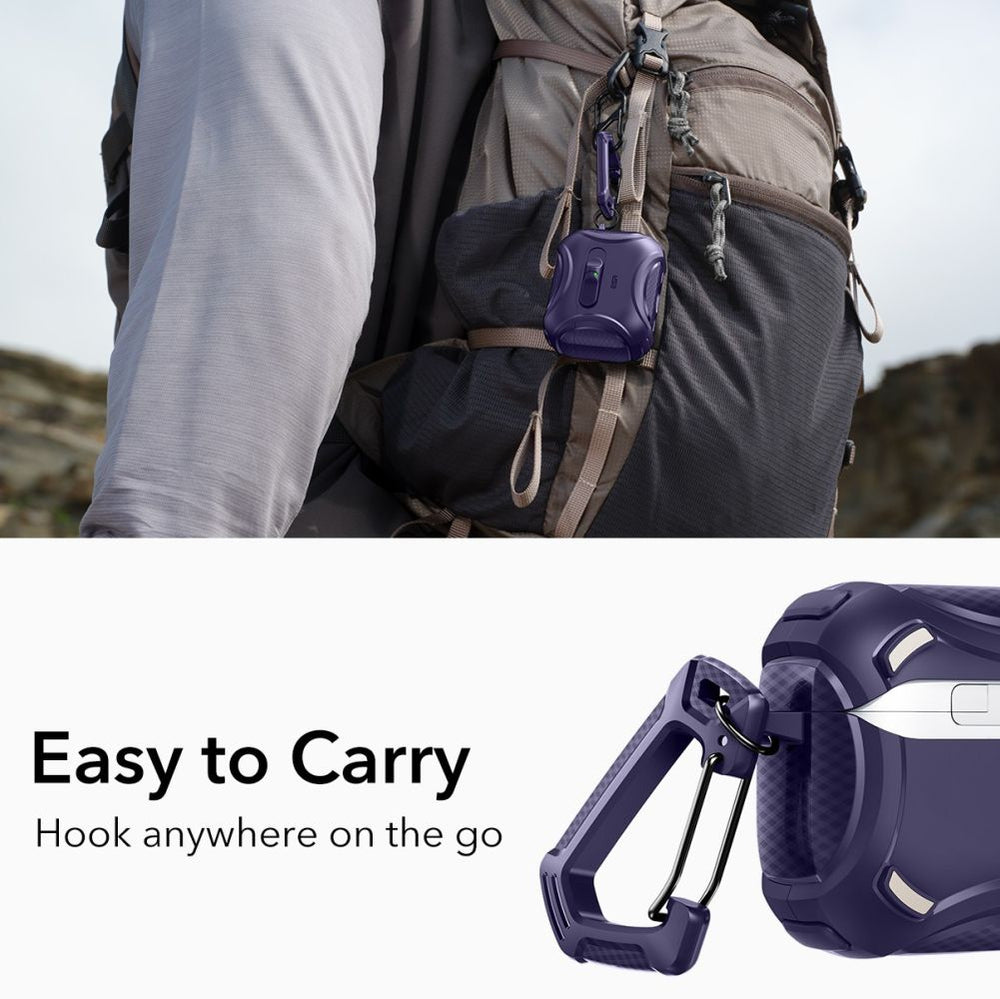 ESR Cyber FlickLock MagSafe Case til AirPods Pro 3 - lilla