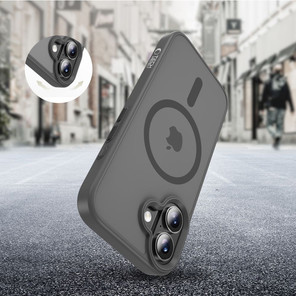 Tech-Protect MagMat MagSafe Case til iPhone 17 - Grå