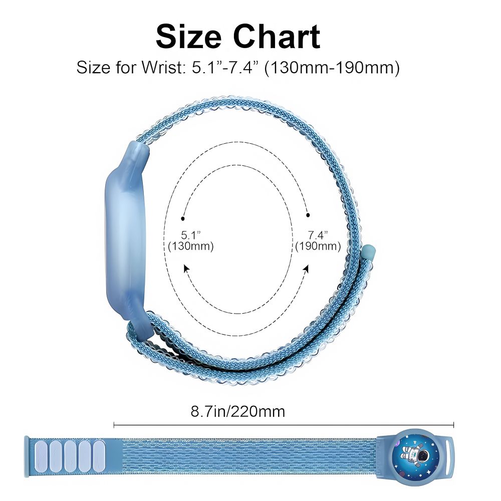Tech-Protect nylonrem til Apple AirTag 1/2 - Pink