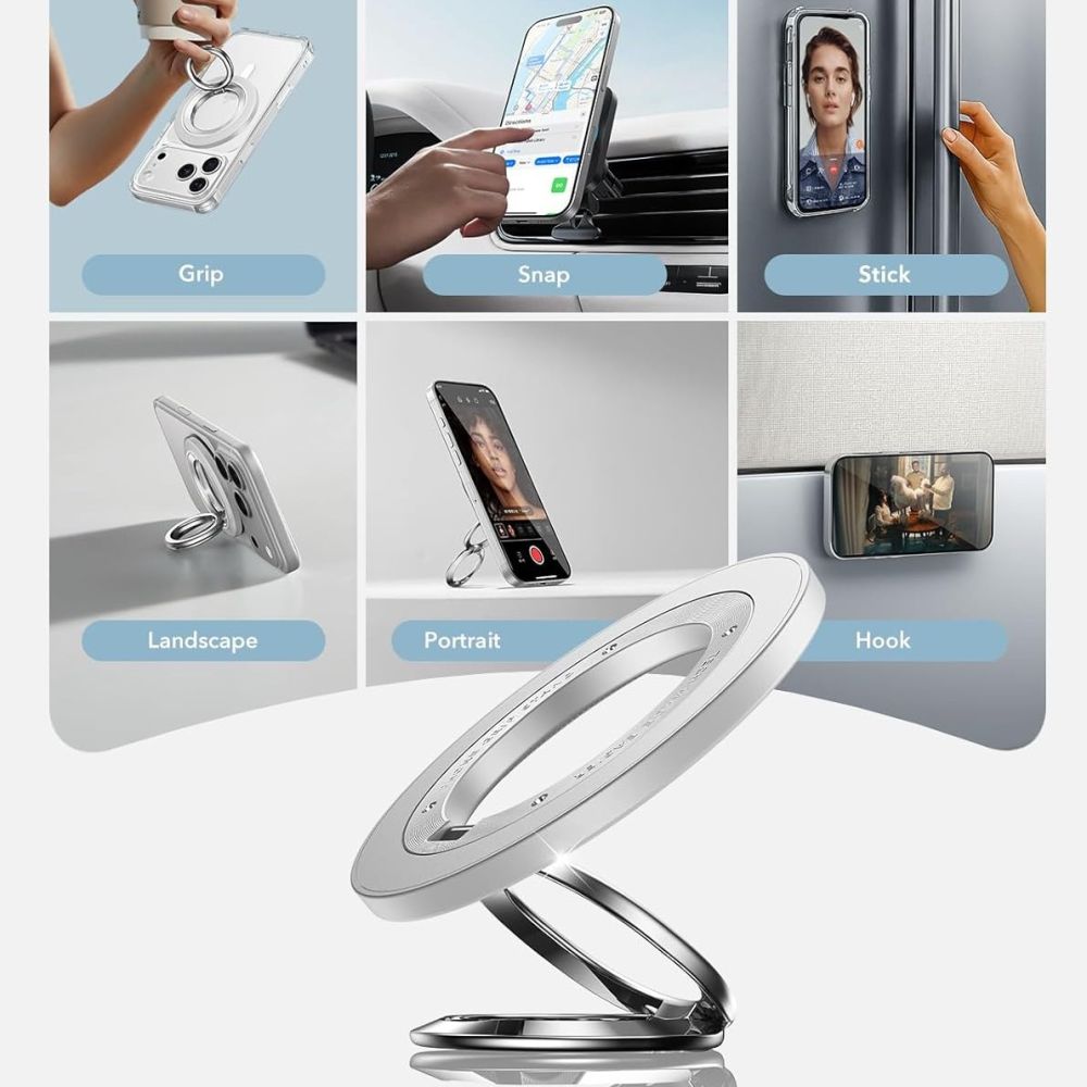 ESR Magnetisk HaloLock MagSafe Telefonholder - hvid