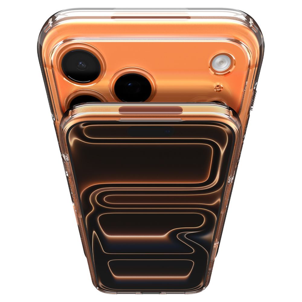 Spigen Thin Fit MagSafe Case til iPhone 17 Pro - Transparent Orange