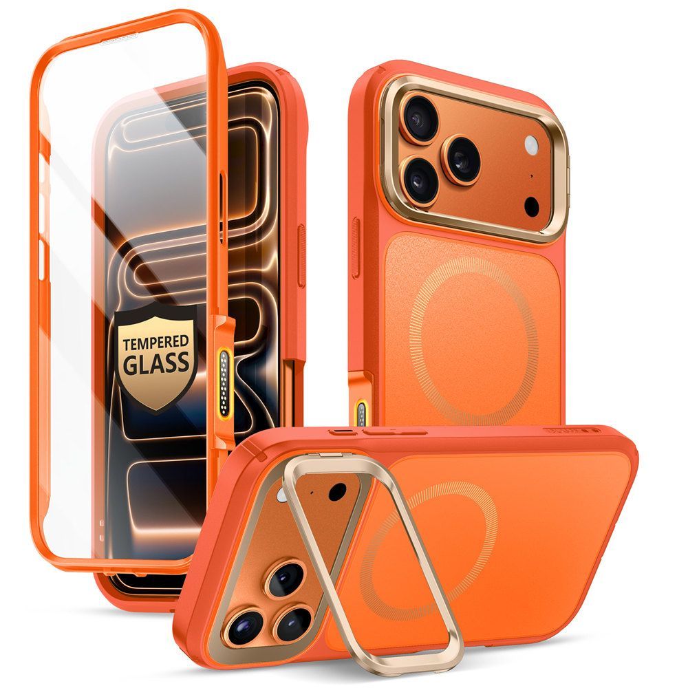 Supcase IBLSN Ares Flip MagSafe Case til iPhone 17 Pro - Orange