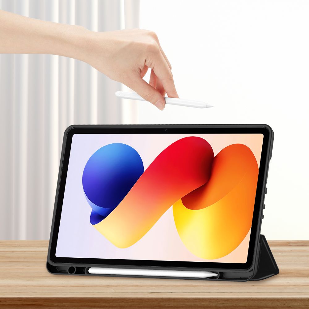 TechProtect SmartCase Pen Case til Xiaomi Poco Pad M1 / Redmi Pad 2 Pro 12.1 - sort