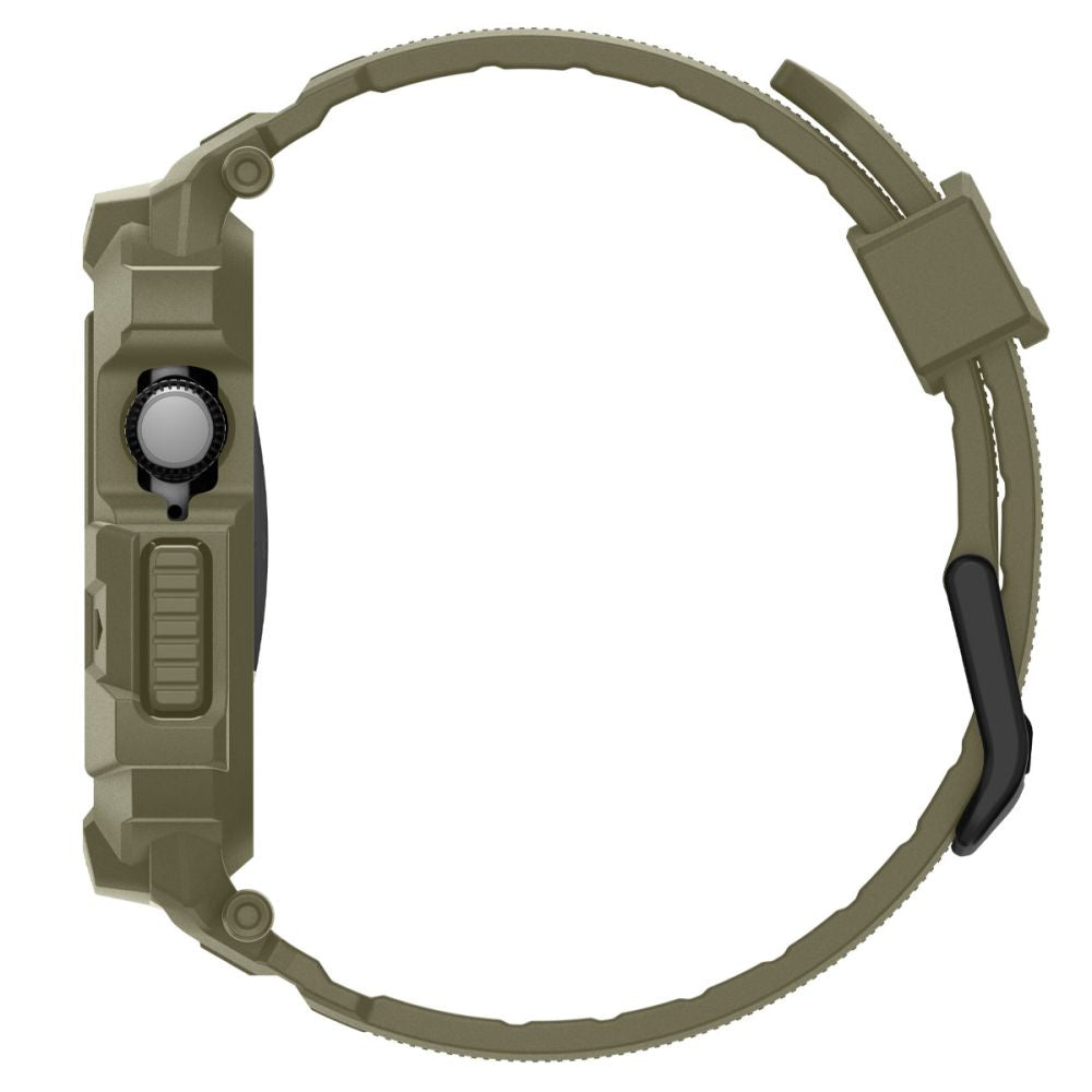 Spigen Rugged Armor Pro Strap til Apple Watch 46mm - Grøn
