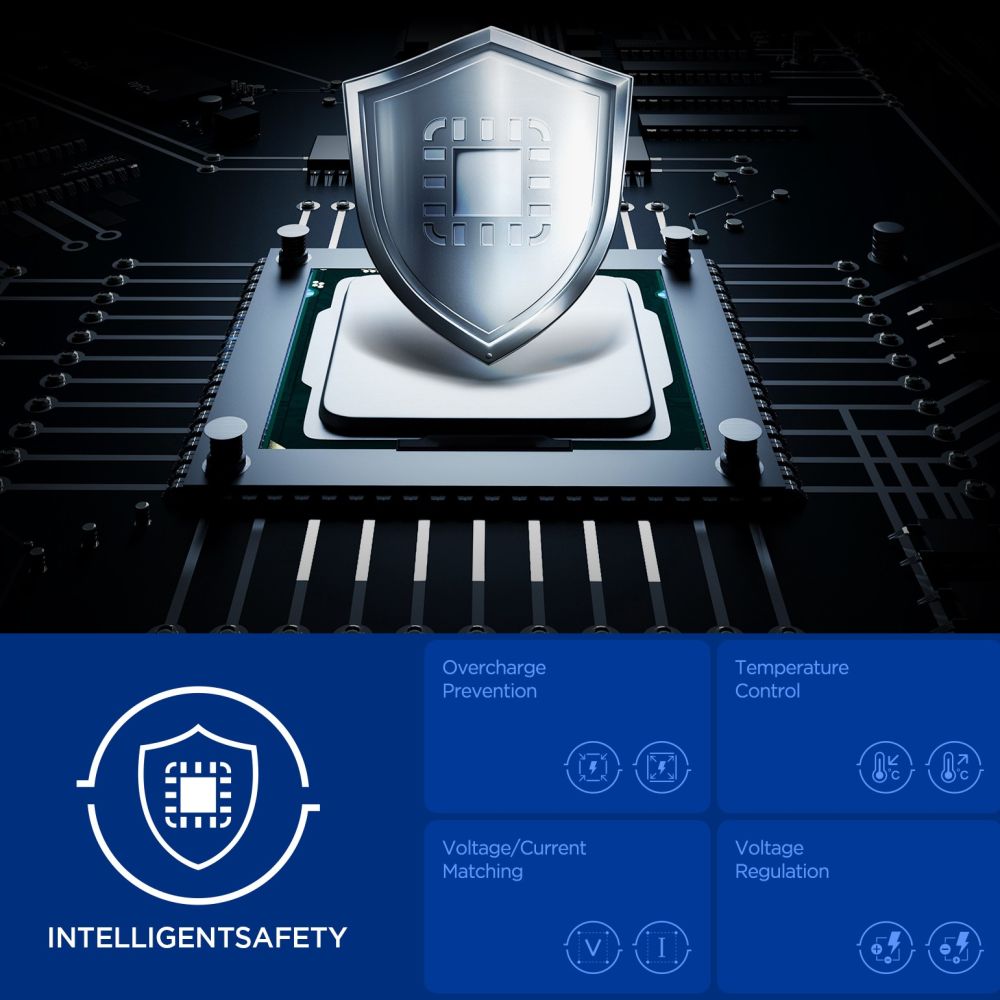 Spigen Essential EE673EU 3-port oplader 2xUSB-C 1xUSB-A 67W - sort