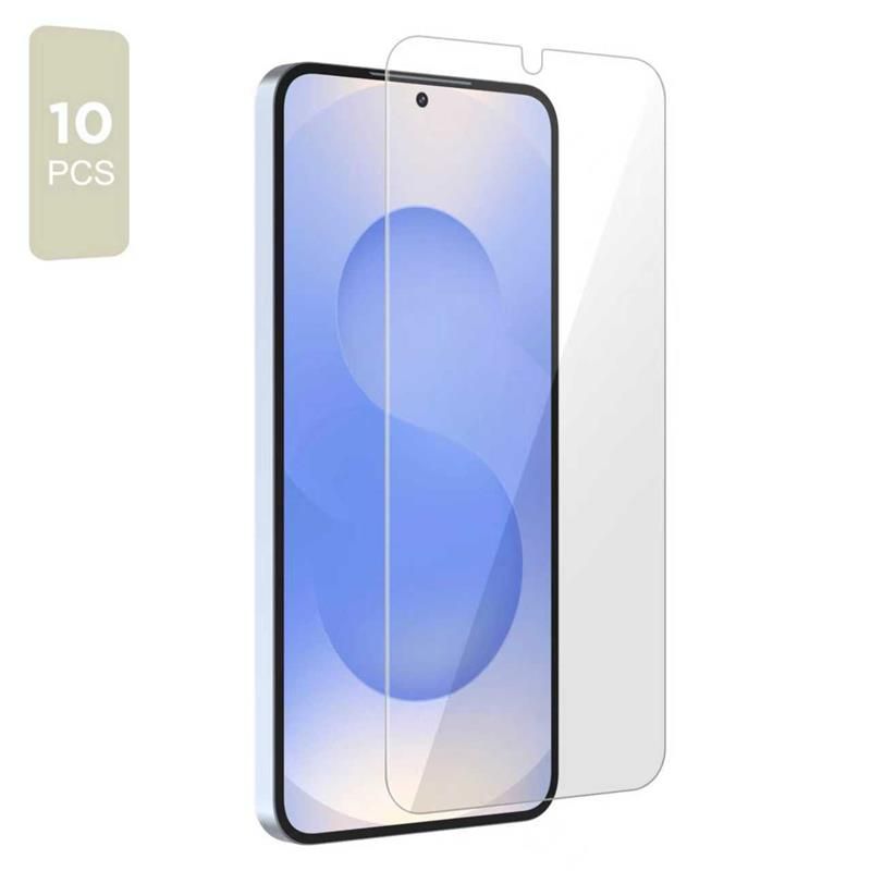 CLEAR Tech-Protect temperet glaspakke 10-pakke til Samsung Galaxy S24/S25