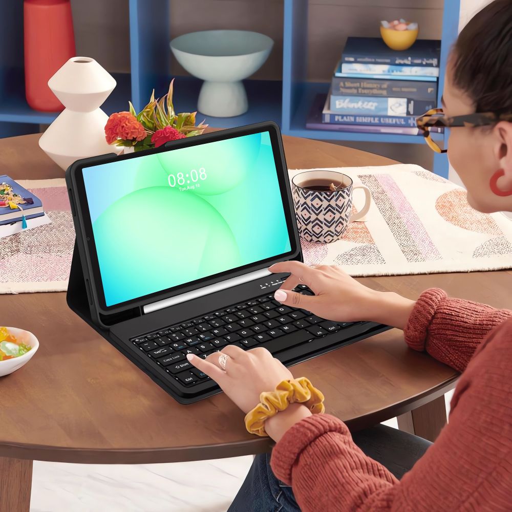 Tech- Protect SC Pen Case til Samsung Galaxy Tab A9+ / A11+ Plus 11.0 X210 / X215 / X216 / X230 / X235 / X236 - sort