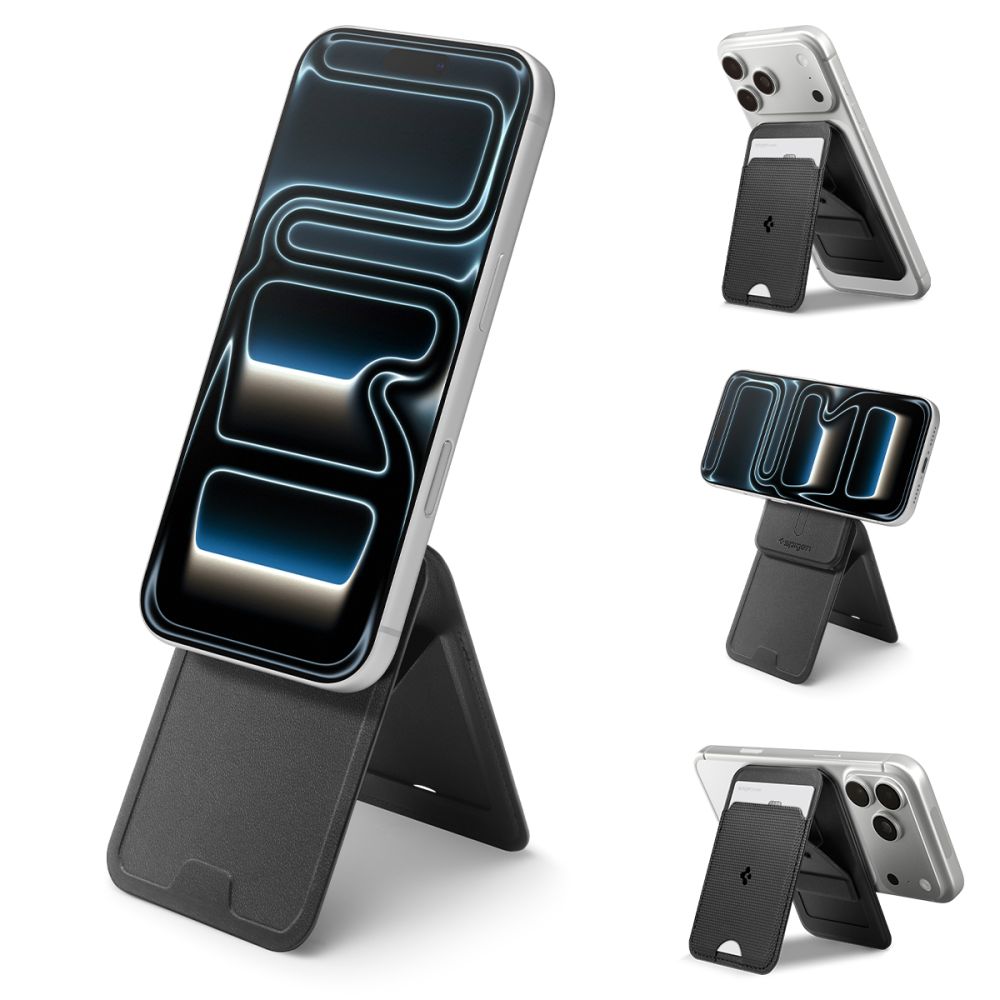 Spigen S314-3 Magnetisk MagSafe Magnetisk tegnebog - sort