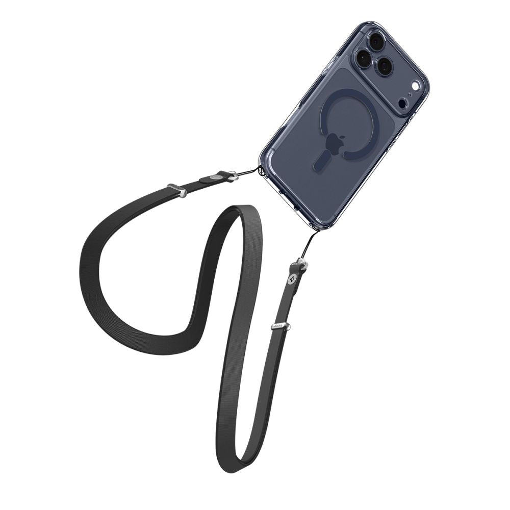 Spigen Ultra Hybrid MagSafe Case til iPhone 17 Pro Max - Clear Navy Blue