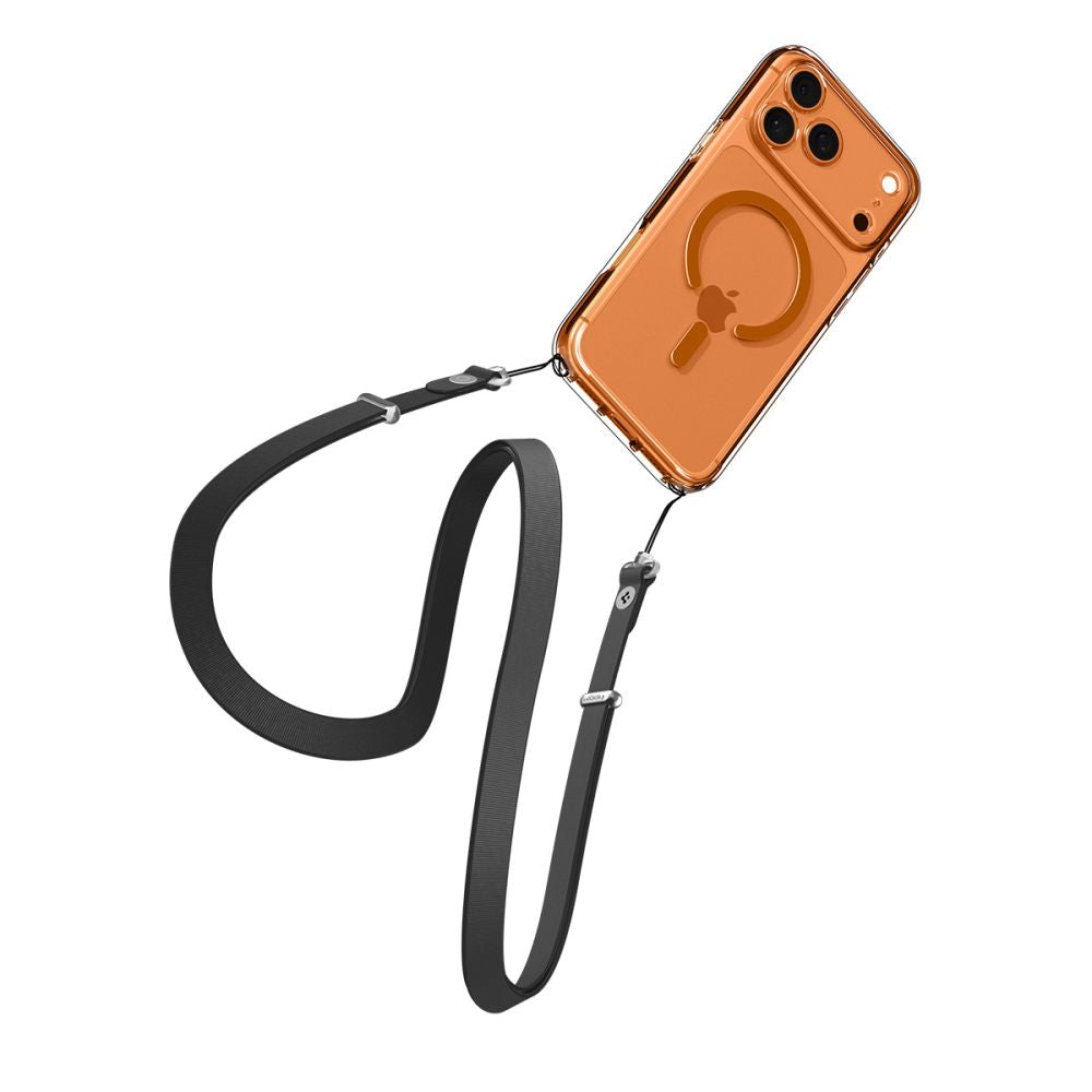 Spigen Ultra Hybrid MagSafe Case til iPhone 17 Pro Max - Clear Orange