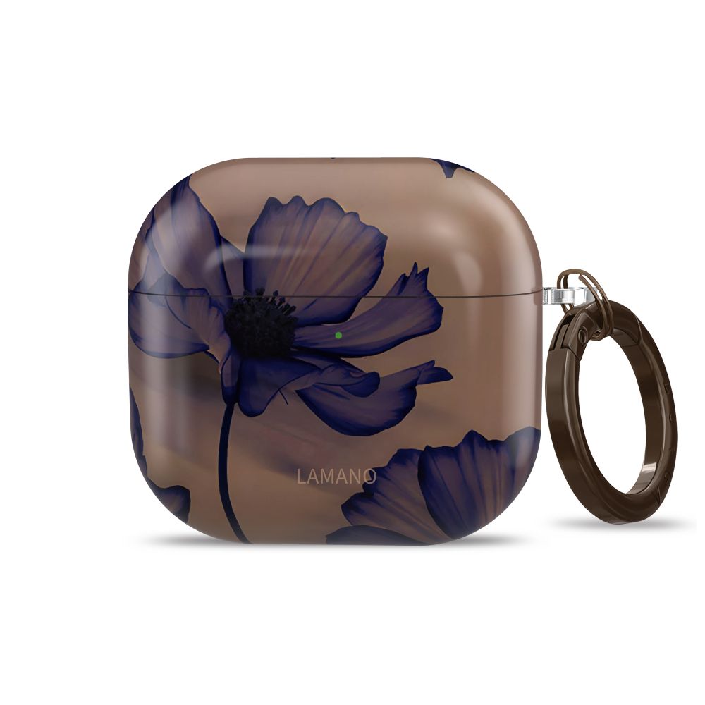 Tech-Protect Lamano-kasse til AirPods 4 - brun og lilla