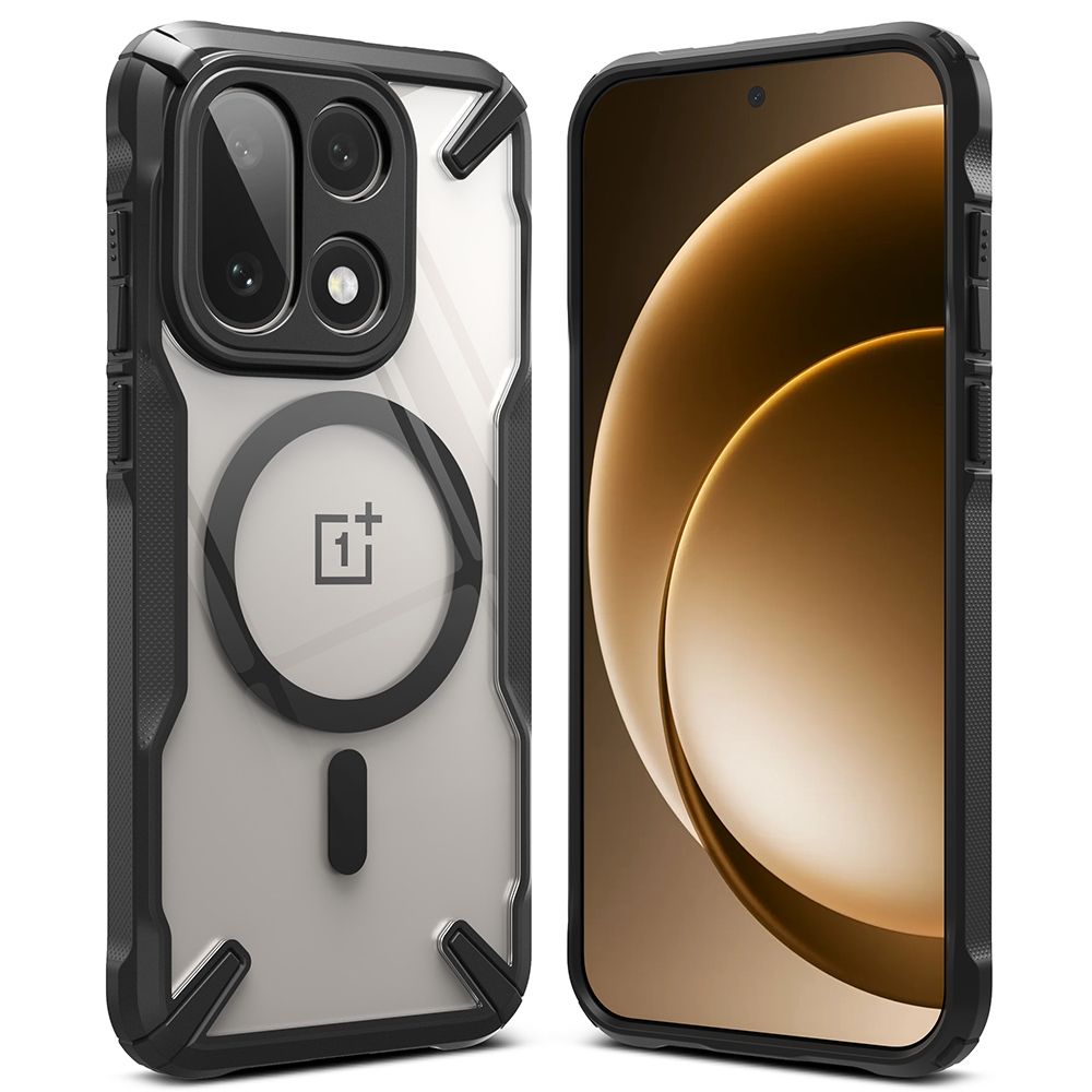 Ringke Fusion X Magnetisk MagSafe Case til OnePlus 15 - Clear Black