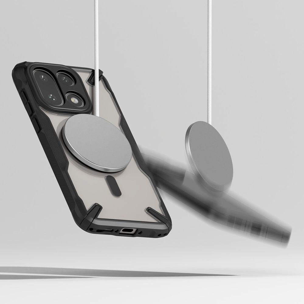 Ringke Fusion X Magnetisk MagSafe Case til OnePlus 15 - Clear Black