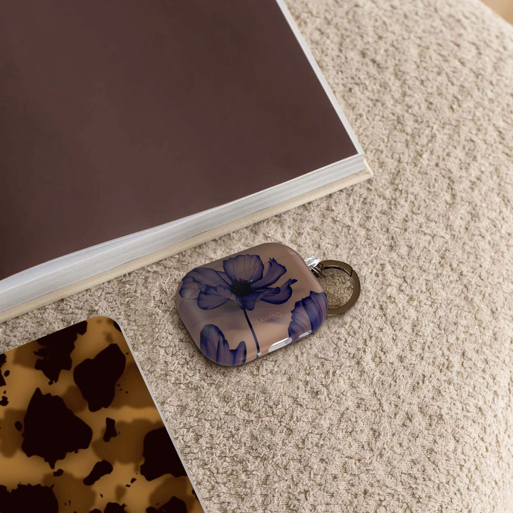 Tech-Protect Lamano-kasse til AirPods Pro 1 / 2 - brun-lila