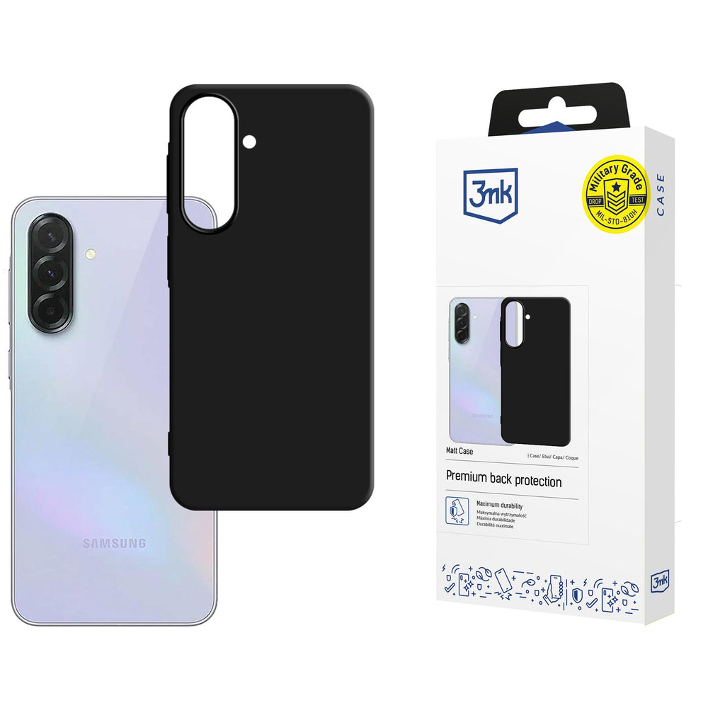 3mk Matt Case til Samsung Galaxy A37 - Matte Black