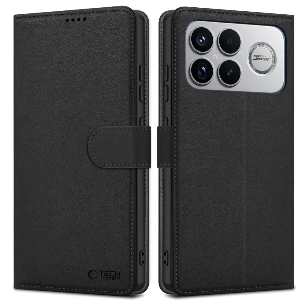Tech-Protect Wallet Case til Xiaomi Poco F8 Ultra - sort