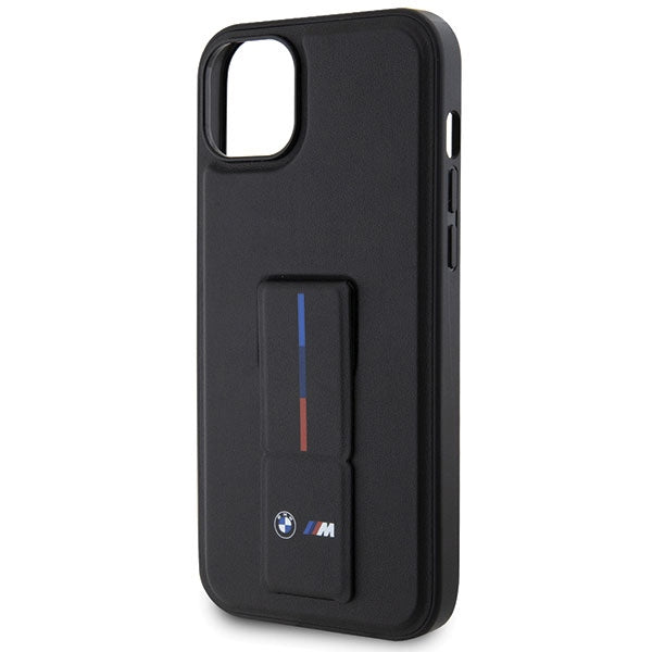 BMW Grip Stand Hot Stamp Case til iPhone 14 / 15 / 13 - sort