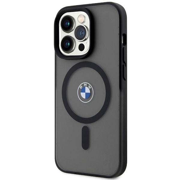 BMW Signature MagSafe Case til iPhone 14 Pro - sort