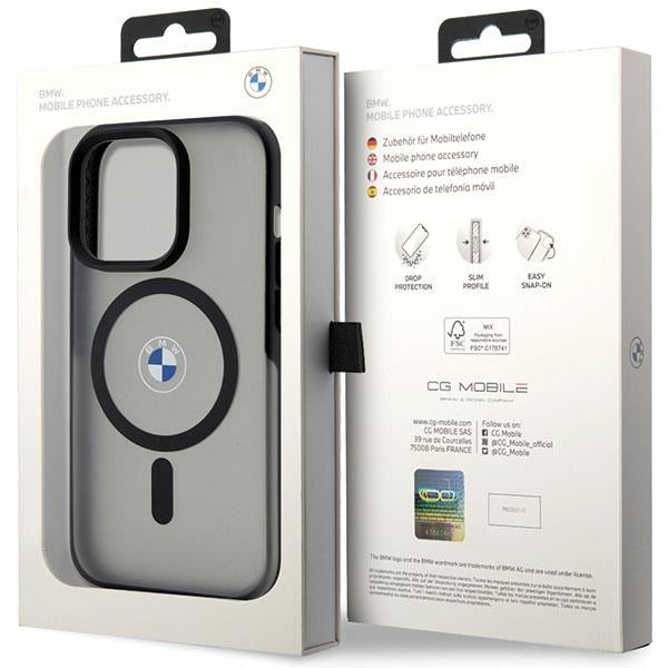 BMW Signature MagSafe Case til iPhone 14 Pro - sort