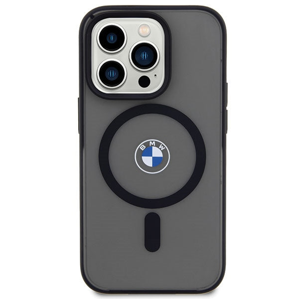 BMW Signature MagSafe Case til iPhone 14 Pro Max - sort