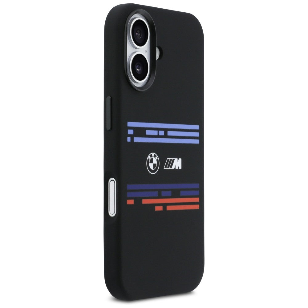BMW M Silicon Horizontal Line MagSafe Case til iPhone 17 - sort