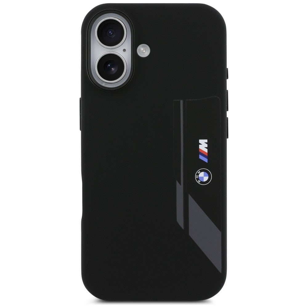 BMW M Silicon Vertical Logo MagSafe Case til iPhone 17 - sort