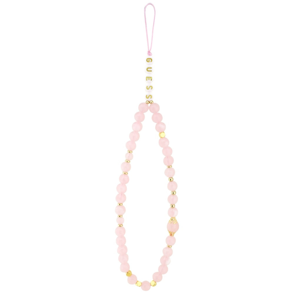 Guess 4G Strap Triangle Logo MagSafe Case til iPhone 17 Pro Max - Pink