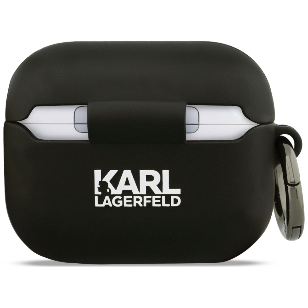 Karl Lagerfeld Silikon Karl Head 3D Case til AirPods Pro 3 - sort