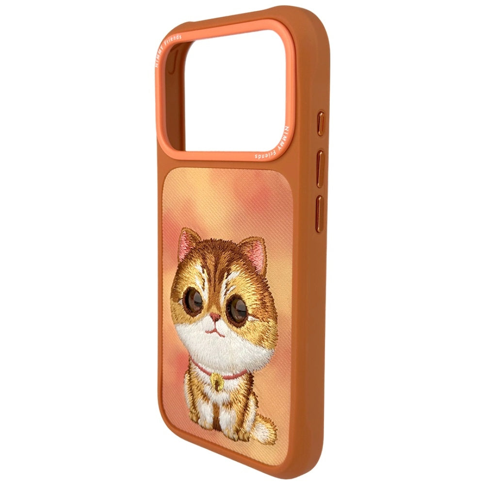 Nimmy Big Eyed Pet 2.0 Cat case til iPhone 17 Pro - orange