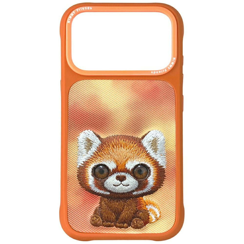 Nimmy Big Eyed Pet 2.0 Raccoon case for iPhone 17 Pro Max - orange