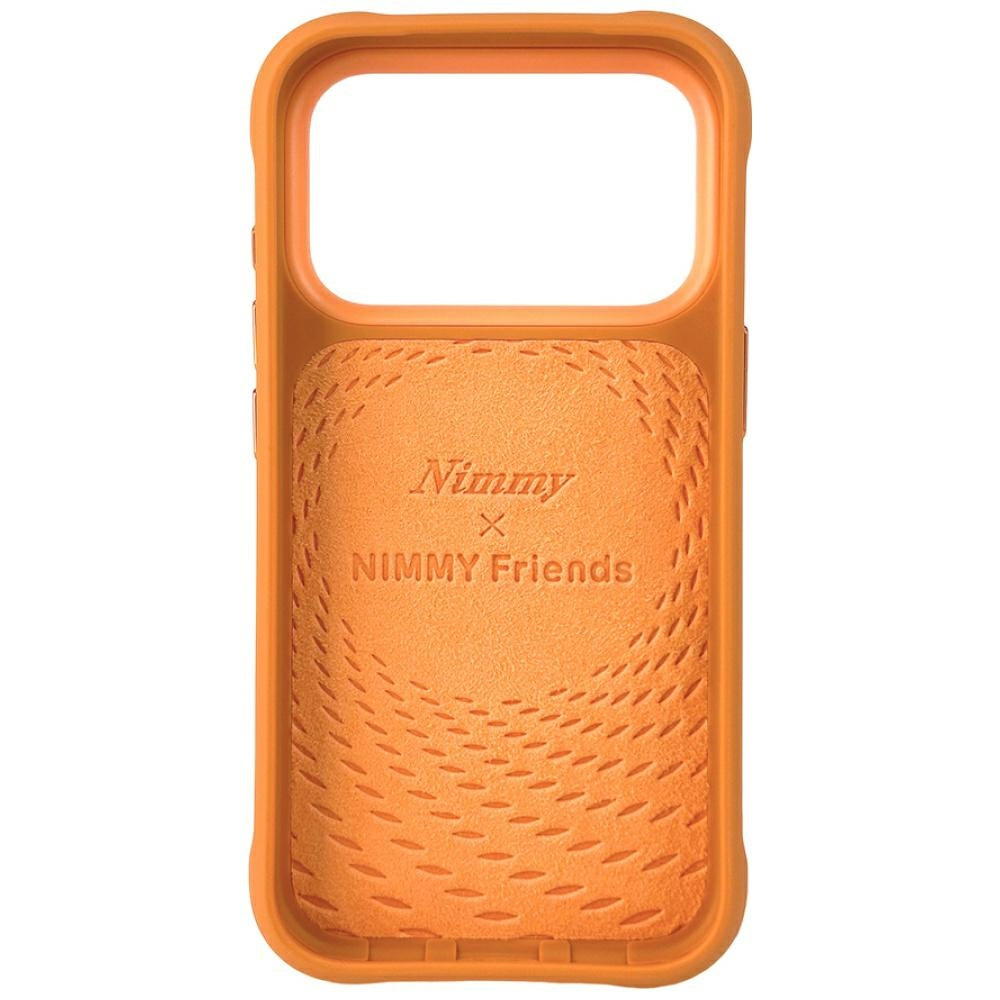 Nimmy Big Eyed Pet 2.0 Raccoon case for iPhone 17 Pro Max - orange