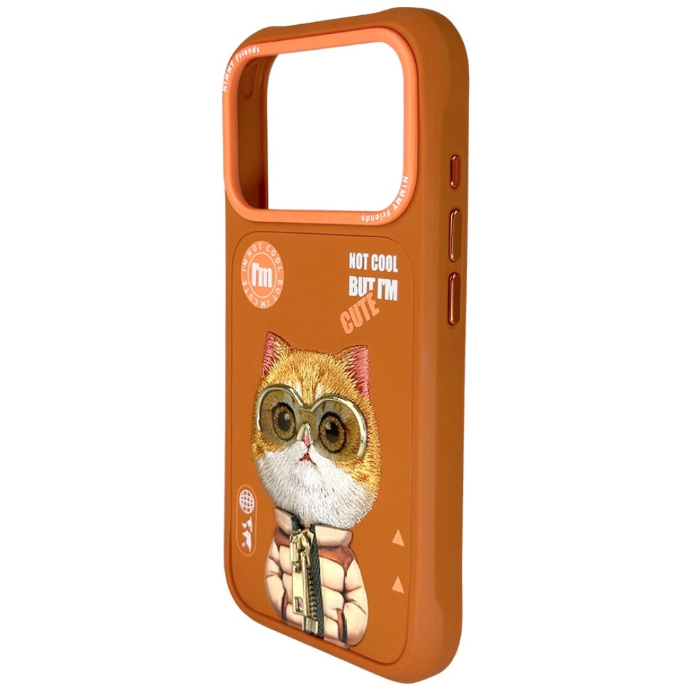 Nimmy Cool&Cute 2.0 Cat Case til iPhone 17 Pro Max - Orange