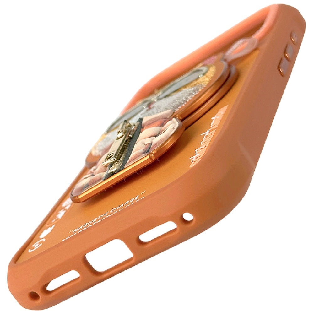 Nimmy Cool&Cute 2.0 Cat Case for iPhone 17 Pro Max with Magnetic Hanger - Orange