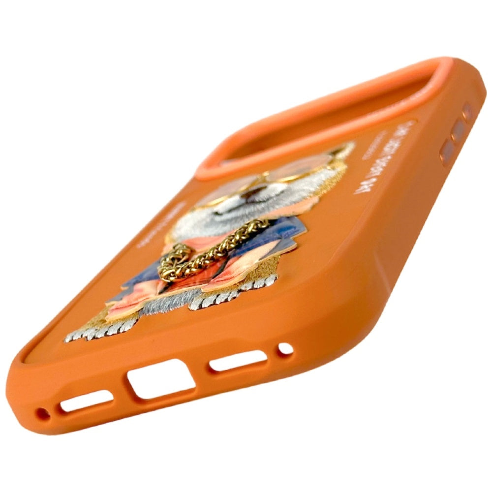 Nimmy Briller Cool Dog iPhone 17 Pro Case - Orange