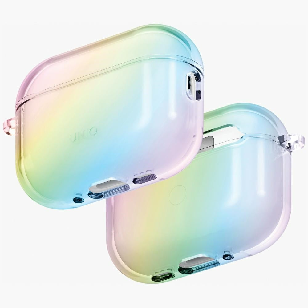 Uniq Iridescia Hang Case til AirPods Pro 3 - gennemsigtigt flerfarvet