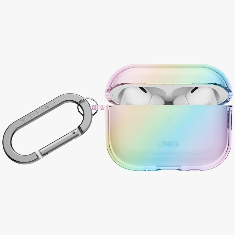 Uniq Iridescia Hang Case til AirPods Pro 3 - gennemsigtigt flerfarvet