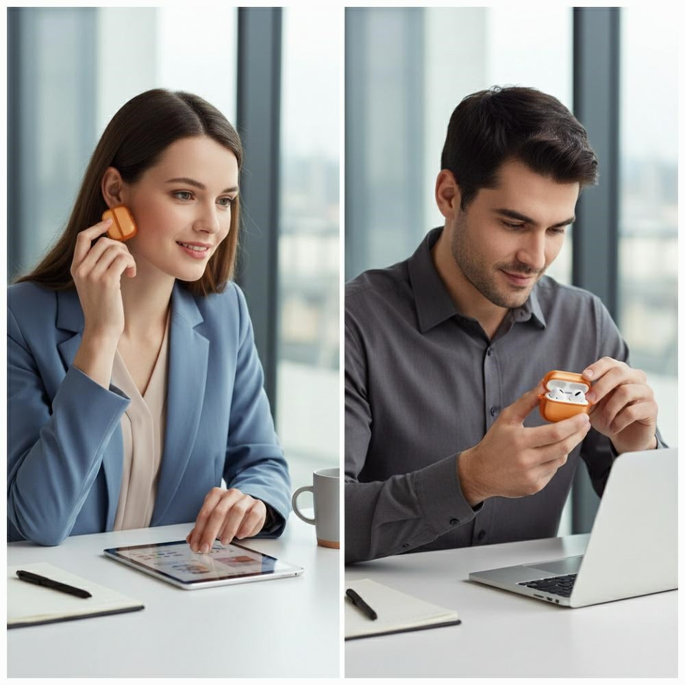 Uniq Veren-kasse til AirPods Pro 3 - orange