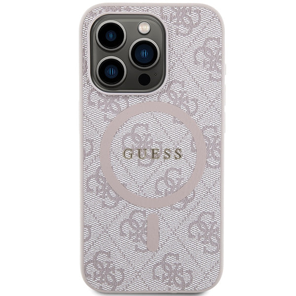 Guess 4G Collection MagSafe Case til iPhone 15 Pro Max - Pink