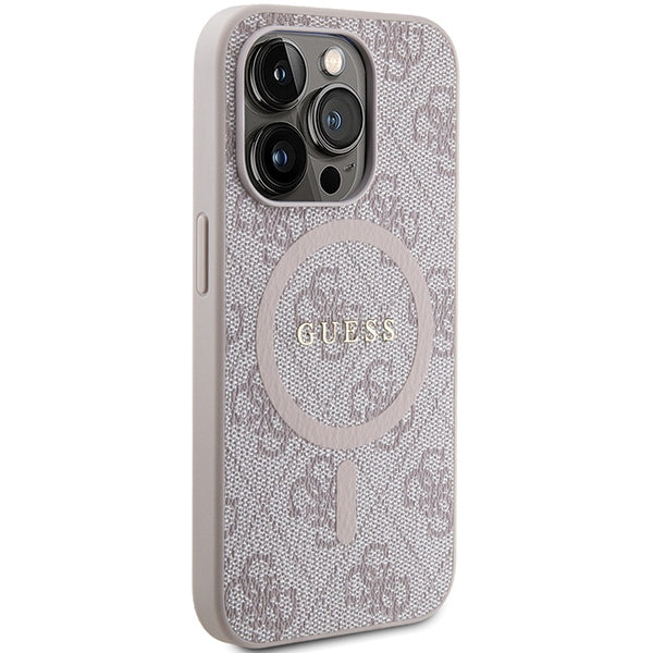 Guess 4G Collection MagSafe Case til iPhone 15 Pro Max - Pink