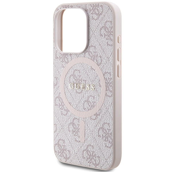 Guess 4G Collection MagSafe Case til iPhone 15 Pro Max - Pink